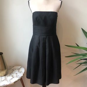 Ann Taylor Strapless Black Dress